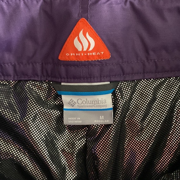 Medium women’s Columbia purple ski pants used once - Picture 6 of 7